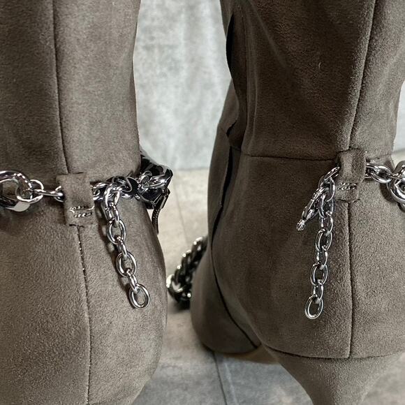 INC INTERNATIONAL CONCEPTS Women's Taupe Micro Reanna Pointed-Toe Stiletto READ - Picture 6 of 10